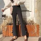 Lace-up Boot Cut Pants