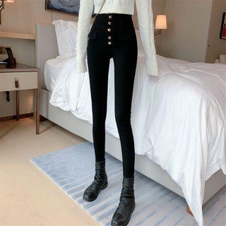 Turtleneck Cable Knit Sweater / Skinny Pants