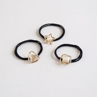 Alloy Cat Eye Stone Hair Tie