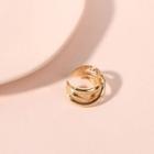 Alloy Layered Open Ring Gold - One Size