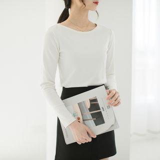 Simple Round - Long Sleeve T-shirt