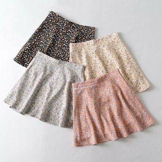 Ditsy A-line Mini Skirt