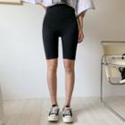Seam-front Biker Shorts