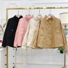 Drawstring-waist Windbreaker
