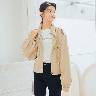 Cropped Cargo Jacket