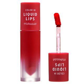 Etude House - Color In Liquid Lips Mousse (8 Colors) #rd302 Dried Strawberry Syrup