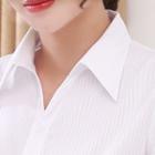 Short-sleeve Pinstripe Shirt