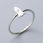 925 Sterling Silver Rocket Ring Open Ring - 925 Sterling Silver - One Size