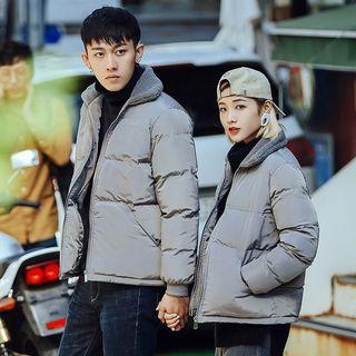 Couple Matching Fleece-lined Padded Coat