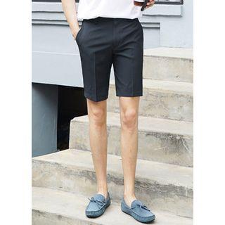Band-waist Dress Shorts