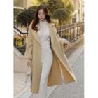 Handmade Snap-button Coat With Sash