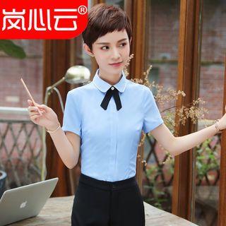 Short-sleeve Shirt / Dress Pants / Pencil Skirt / Set