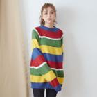 Striped Sweater 05 - Blue - One Size