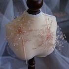 Wedding Faux Crystal Branches Hair Stick Light Gold - One Size