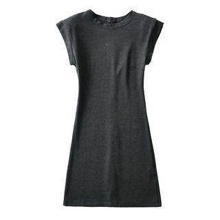 Sleeveless Mini A-line T-shirt Dress