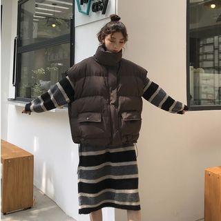 Padded Vest / Sweater Dress / Sweater