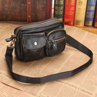 Genuine-leather Belt Bag