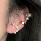 Set Of 3: Ear Cuff 2750a - Set Of 3 - Gold - One Size