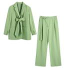 Ribbon Blazer / Dress Pants
