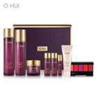 O Hui - Age Recovery Special Set: Skin Softener 150ml + 20ml + Emulsion 130ml + 20ml + Cream 20ml + Essence 3ml + Real Color Tint Balm Collection + Miracle Moisture Cleansing Foam 40ml 8pcs