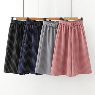 Striped Carpi Pants