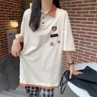Patch Short-sleeve Polo Shirt