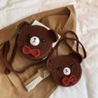 Bear Knit Crossbody Bag