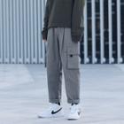 Loose-fit Straight-cut Cropped Cargo Pants