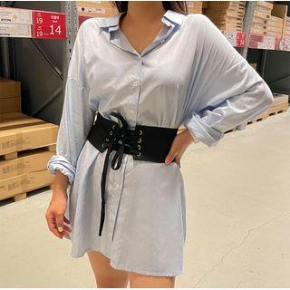 Cotton Boyfriend Shirtdress