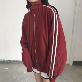 Stripe Loose-fit Jacket