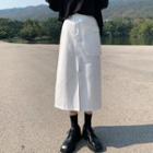 Pocket Plain Midi Skirt