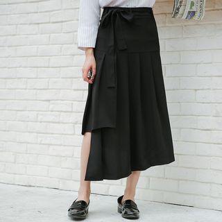 Asymmetric A-line Long Skirt