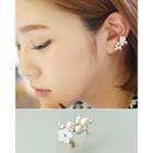Faux Pearl Flower Earring (single)