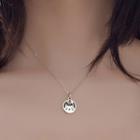 Alloy Cat & Fish Pendant Necklace 1 Set - With Chain - One Size