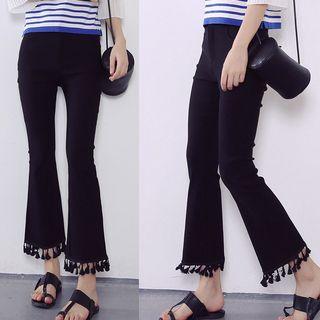 Tassel Boot Cut Pants