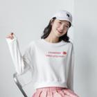 Lettering Cropped Sweatshirt / Plaid Mini Pleated Skirt