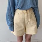 Pastel-color A-line Shorts