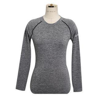 Raglan-sleeve Slim-fit M Lange Sports T-shirt