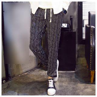 Striped Straight Fit Pants
