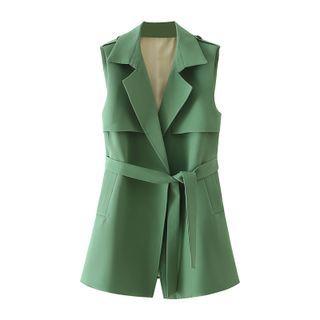Plain Trench Vest