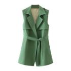 Plain Trench Vest