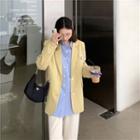 Embroider Oversize Blazer