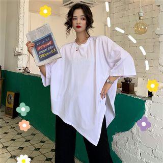 Irregular Loose-fit Short-sleeve T-shirt