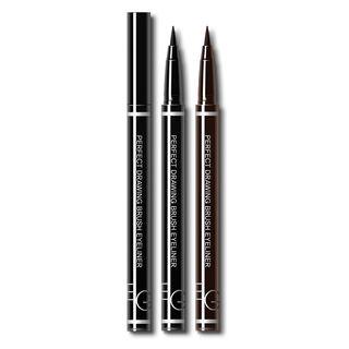 Eglips - Perfect Drawing Brush Eyeliner (2 Colors) #01 Drawing Black