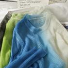 Gradient Loose-fit Light Knit Top