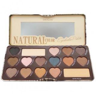 Okalan - Natural Color Eyeshadow Palette 1pc