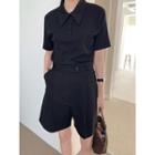 Half-placket Polo T-shirt