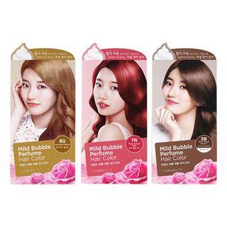The Face Shop - Mild Bubble Perfume Hair Color (#7r Rose Velvet Red) 90ml