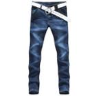 Contrast-trim Slim-fit Jeans