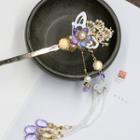 Retro Freshwater Pearl Bead Floral Hair Stick